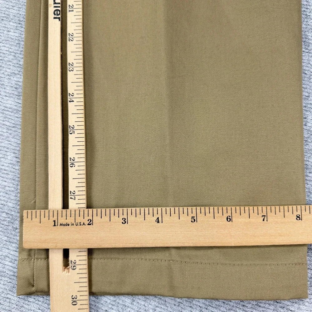 Dockers Signature Khaki Mens 36x30 Tan Straight Fit‎ Lux Cotton Stretch MSRP $62